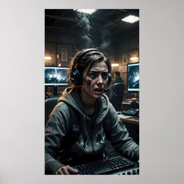 After the Last Round Wounded Gamer Poster ポスター