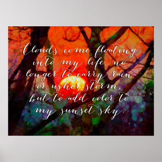 After the Rain引用文ポスター感動的 ポスター (正面)