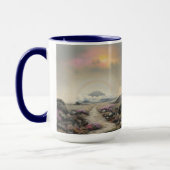 After the Rain (Japanese Watercolor Landscape Art) マグカップ (左)