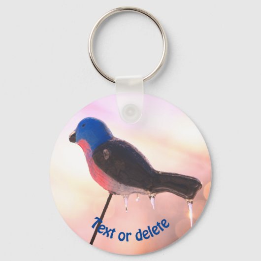 After The Storm Winter Nature Personalized キーホルダー (正面)