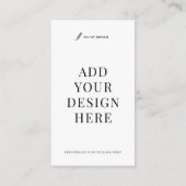 Aftercare Business Card Printing 3.5x2" 名刺 (裏面)