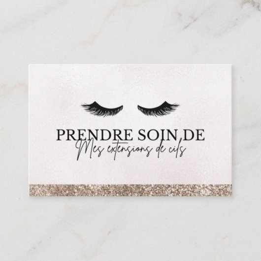 AFTERCARE CILS 名刺 (正面)