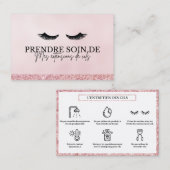 AFTERCARE CILS 名刺 (正面/裏面)