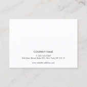 AfterCare for Lash Extensionsサロン 名刺 (裏面)