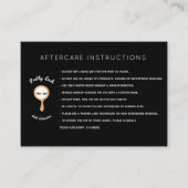 AfterCare for Lash Extensionsサロン 名刺 (正面)