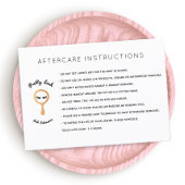 AfterCare for Lash Extensionsサロン 名刺