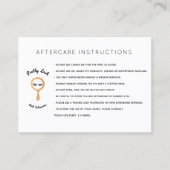 AfterCare for Lash Extensionsサロン 名刺 (正面)