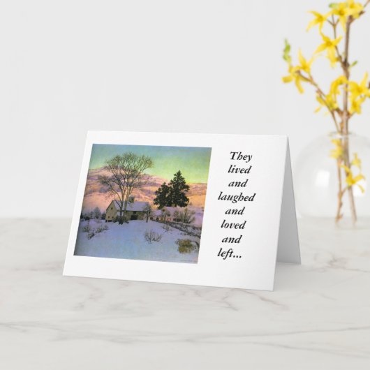 Afterglow,1947,Oil on canvas, They lived and la... カード (黄色い花)