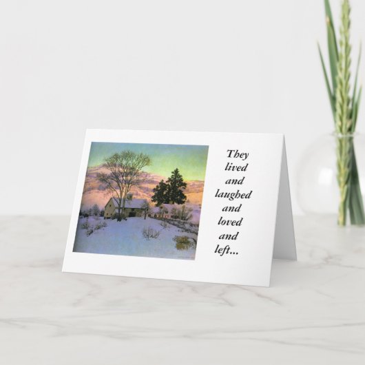 Afterglow,1947,Oil on canvas, They lived and la... カード (正面)