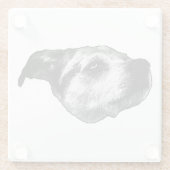 Afterglow Dot Sip — Terrier ガラスコースター (裏面)