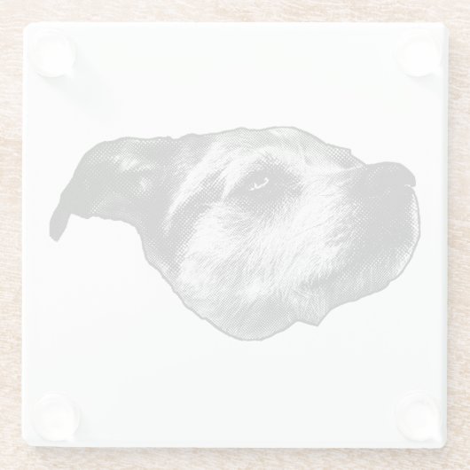 Afterglow Dot Sip — Terrier ガラスコースター (裏面)