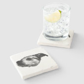 Afterglow Dot Sip — Terrier ストーンコースター (横)