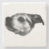 Afterglow Dot Sip — Terrier ストーンコースター (正面)