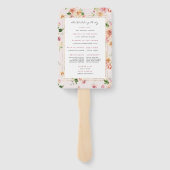 Afterglow Garden Floral Wedding ハンドファン (裏面)