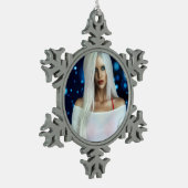 Afterglow snowflake ornament スノーフレークピューターオーナメント (左)