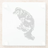 Afterglow Table Hush — Retriever ガラスコースター (裏面)