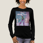 Afterlife Disco – Groovy Skeleton Dance in Pastel  トライブレンドＴシャツ (正面)