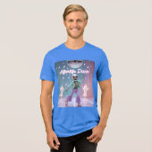 Afterlife Disco – Groovy Skeleton Dance in Pastel  トライブレンドＴシャツ (正面全面)