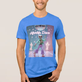 Afterlife Disco – Groovy Skeleton Dance in Pastel  トライブレンドＴシャツ