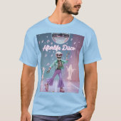 Afterlife Disco – Groovy Skeleton Dance in Pastel  Tシャツ (正面)