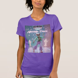 Afterlife Disco  Groovy Skeleton Dance in Pastel  Tシャツ