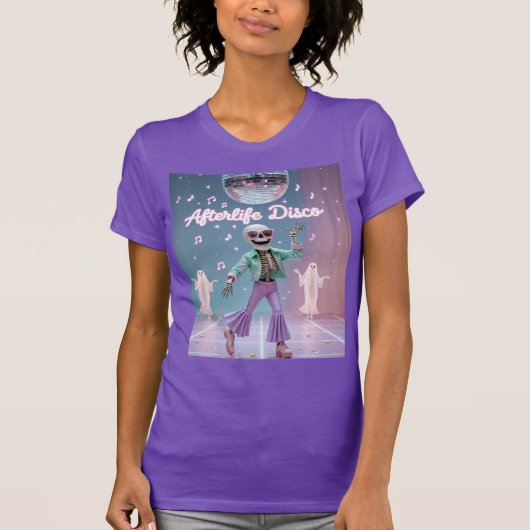 Afterlife Disco  Groovy Skeleton Dance in Pastel  Tシャツ (正面)