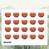 Afternoon in the Tulip Fields ラウンドシール