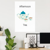 Afternoon Tea Art ポスター (ホームオフィス)