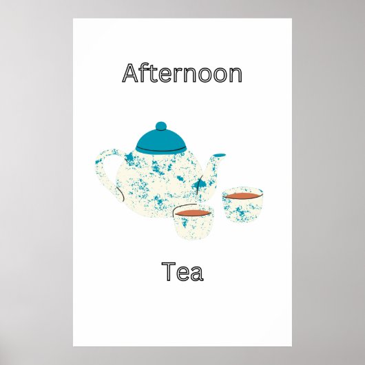 Afternoon Tea Art ポスター (正面)