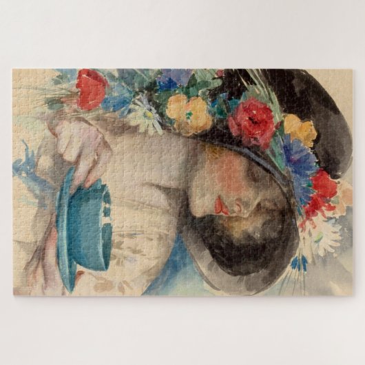 Afternoon Tea - Harrison Fisher ジグソーパズル (横)