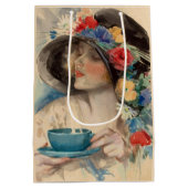 Afternoon Tea - Harrison Fisher ミディアムペーパーバッグ (裏面)