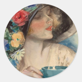 Afternoon Tea - Harrison Fisher ラウンドシール