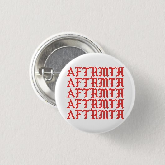 AFTRMTH Pin 1 缶バッジ (正面&裏面)