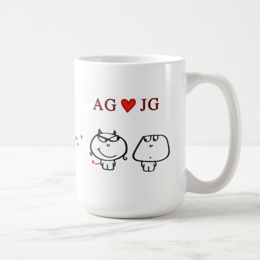 "AGハートJG " コーヒーマグカップ (右)