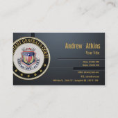 AG隊の連隊記章[3D] 名刺 (裏面)