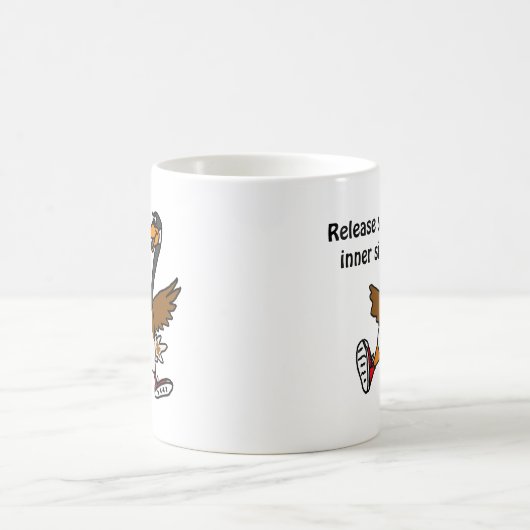 AG-あなたの内部の間抜け-ガチョウ解放して下さい コーヒーマグカップ (中央)