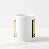 Ag -アコースティックギター化学要素の記号のティー コーヒーマグカップ (中央)