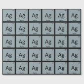 Ag - 化学元素周期表記号 アガベ ネクター ラッピングペーパー (フラット)