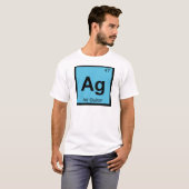 Ag - 空気ギター 化学元素記号 パロディ グッズ tシャツ (正面フル)