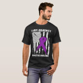 Against Domestic Violence American Flag Tシャツ (正面フル)