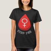 Against Female Genital Mutilation Stop FGM Solidar Tシャツ (正面)