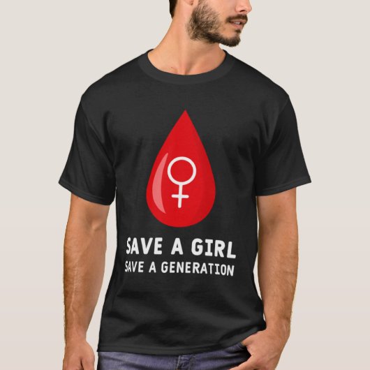 Against Female Genital Mutilation Stop FGM Solidar Tシャツ (正面)