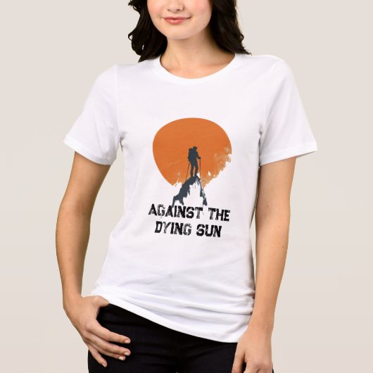 Against the Dying Sun, Sanding with the Sun Peak  トライブレンドＴシャツ (正面)