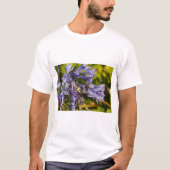 Agapanthus flower and bee tシャツ (正面)