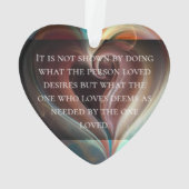 Agape – 愛のハート オーナメント (裏面)