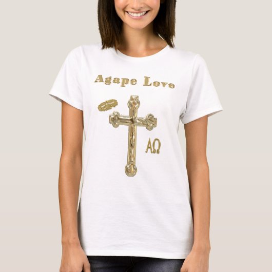 Agape loveクリスチャンTシャツ Tシャツ (正面)