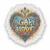 Agape Love シール (正面)