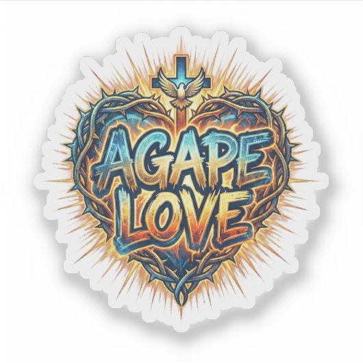 Agape Love シール (正面)