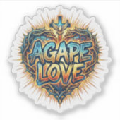Agape Love シール (正面)