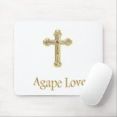 AGAPE LOVE Tシャツ マウスパッド (マウス)
